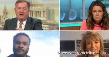 Irate Piers Morgan clashes with activist over Rule Britannia 'ban'