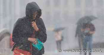 Heavy downpours and strong winds for Bristol, Somerset and Gloucestershire