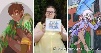 Passionate Gateshead woman with autism tells how art has transformed her life