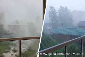 Berdsk covered hurricane: from-for a strong wind went horizontal rain - The Global Domains News