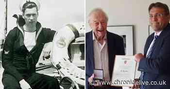 War veteran, 95, awarded for service which brought 525 evacuees to safety