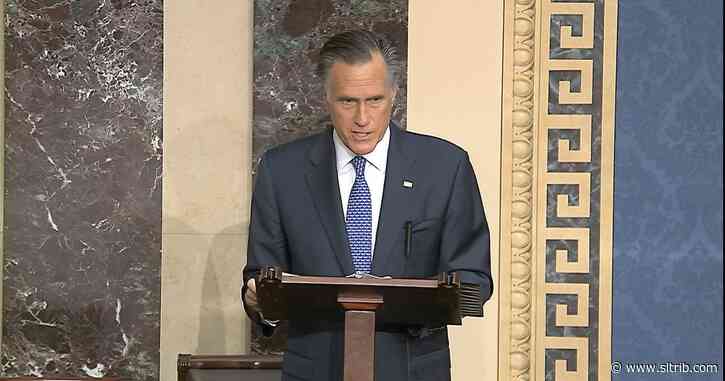 Mitt Romney is sole GOP senator to criticize latest string of inflammatory Trump claims
