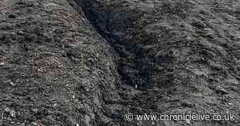 'Trench with glass' discovered at children's play park in Durham