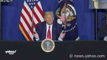 Trump dodges question about systemic racism in America on visit to Kenosha