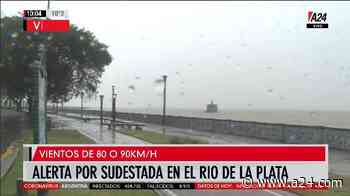 Alerta de sudestada en la costa de la provincia de Buenos Aires - A24.com