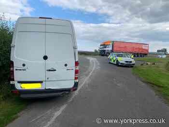 Driver 'tries to ram police car' during dramatic chase on A19