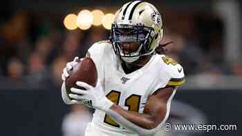 Kamara returns to practice amid contract talks