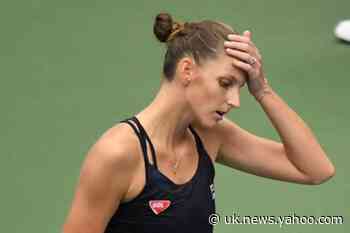 Top seed Karolina Pliskova knocked out of US Open second round by Caroline Garcia