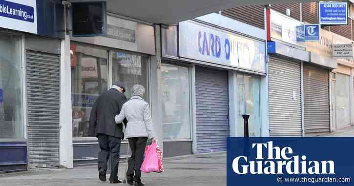 Empty shops on UK high streets at highest level in six years