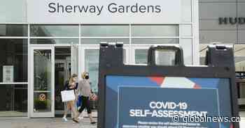 Coronavirus: New COVID-19 cases reported at some businesses in Toronto malls - Global News