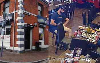 Pictured: The man seen ‘sprinkling pubic hair’ onto food at Blackburn restaurant