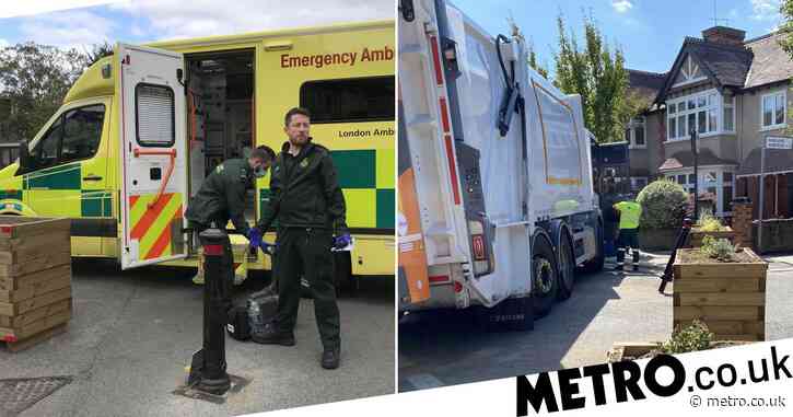 Ambulance couldn’t get to man who collapsed because of road bollards