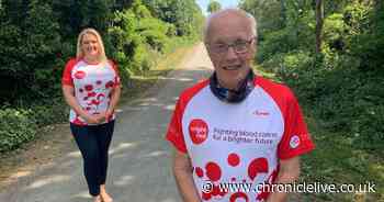 Killingworth grandad runs 80 miles for his 80th birthday for cancer charity