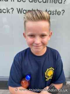 Max donates his locks to the Little Princess Trust