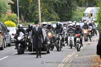 Andrew Webster escorted to funeral by procession of bikers