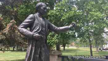 Backlash over Scheer rally in support of Regina's John A Macdonald Statue