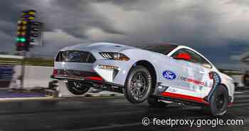 Electric Ford Mustang Cobra Jet 1400 dashes quarter mile in just 8 seconds     - Roadshow