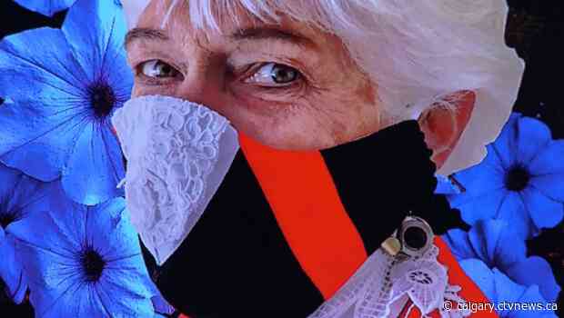 Charity in the court: Old judge robes made into masks