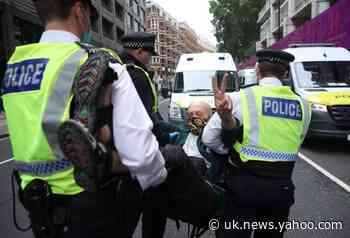 More than 300 arrests made on third day of Extinction Rebellion climate change protests in London