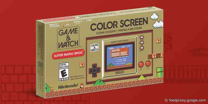Nintendo is re-releasing its classic Game & Watch handheld for the 35th anniversary of Super Mario Bros., complete with 35 easter eggs and references for fans