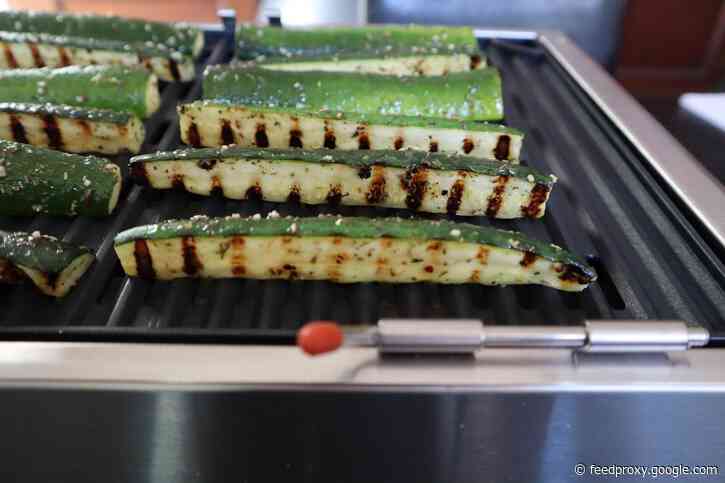 This portable electric grill is great for indoor use and camping trips, but for $750, the char marks simply don't compare to a charcoal grill