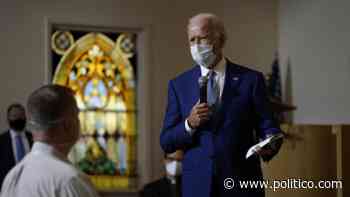 Biden jokes that Kenosha audience would 'shoot me' if he didn't wrap up his remarks