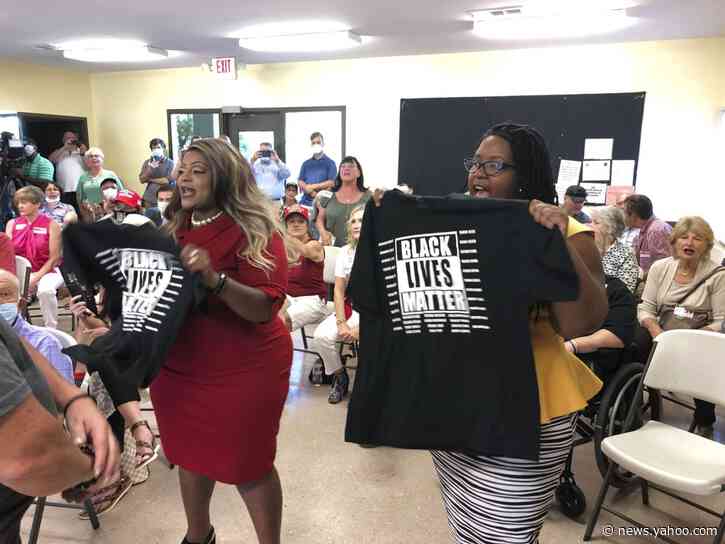 Black Lives Matter supporters disrupt Loeffler event