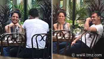Katie Holmes Has Wine Date with Mystery Man in NYC