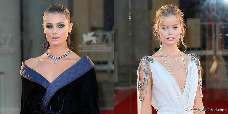 Models Taylor Hill & Frida Aasen Look Stunning on the Venice Film Festival Red Carpet!