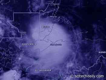Hurricane Nana Caught Making Landfall Under Cover of Night by NASA-NOAA Satellite