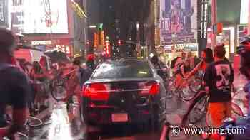 Car Plows Through Times Square Protest of Daniel Prude Killing