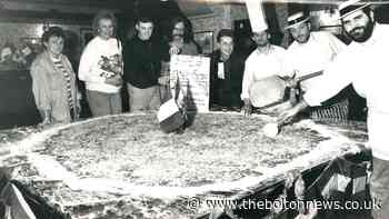 This seven-foot monster was Bolton's largest pizza