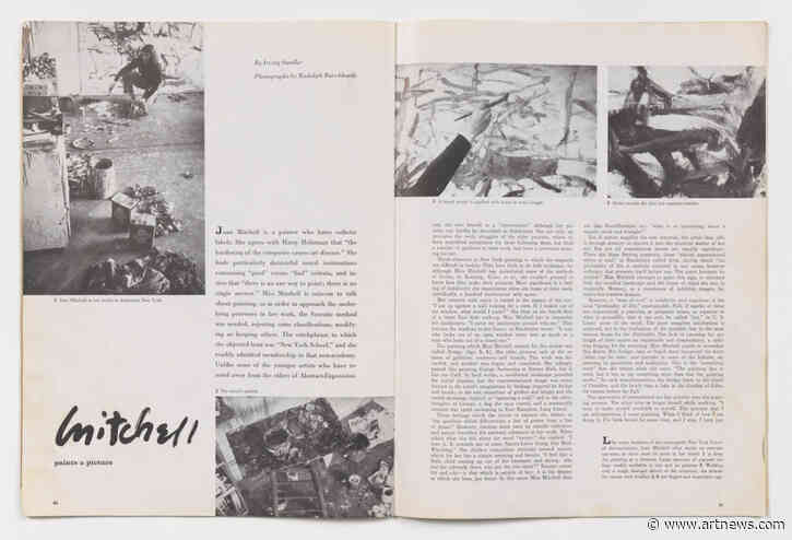 Mary Weatherford Revisits a 1957 ARTnews Profile of Painter Joan Mitchell