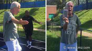 Ridiculous Fight at Running Track, Trump Supporter Goes Off