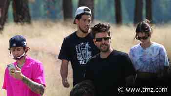 Kendall Jenner, Devin Booker and the Biebers Hike in Idaho
