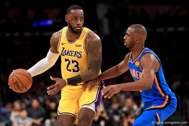 LeBron James’ sendoff for Chris Paul, the architect of the NBA’s restart