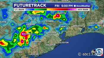 Houston weather forecast: Better rain chances today, less heat - KTRK-TV