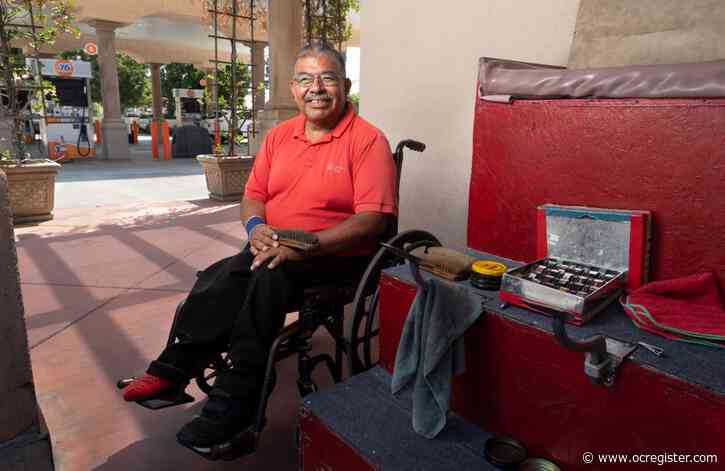 After pandemic closes Tustin car wash, community unites to restore shoe shiner’s foot traffic