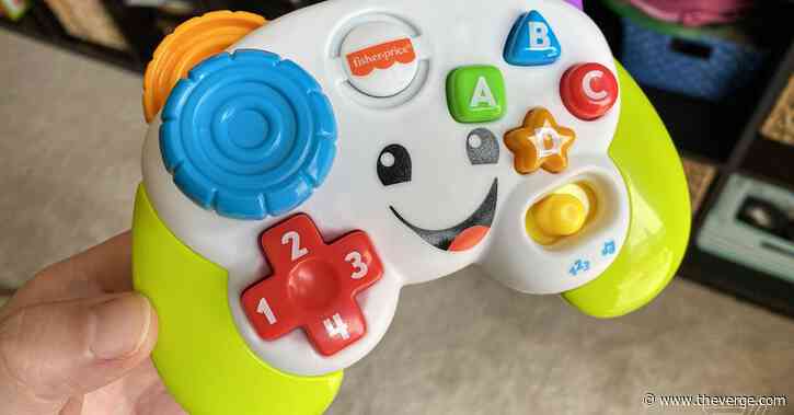 Today I learned my baby’s Fisher-Price gamepad accepts the Konami Code