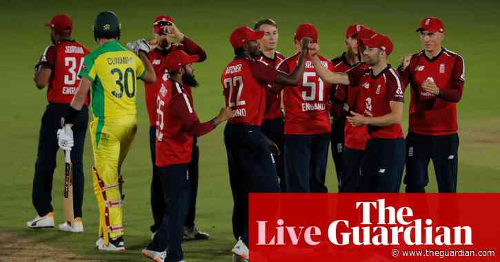 England beat Australia by two runs to win first T20 international – as it happened