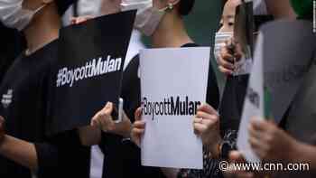 Pro-democracy activists are again calling on people to boycott 'Mulan'