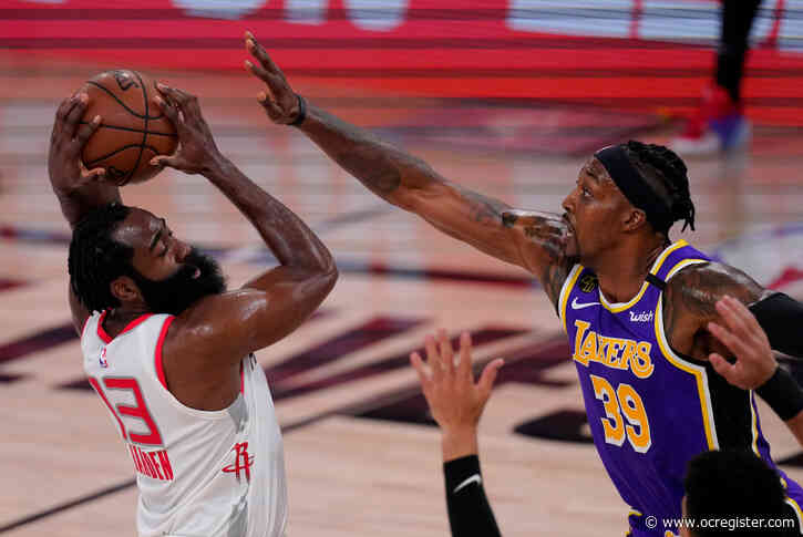 Lakers too plodding to keep up with revved up Rockets in Game 1