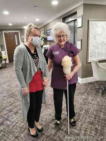 Queen's waitress, Judith, 82, takes on 'job' at York care home