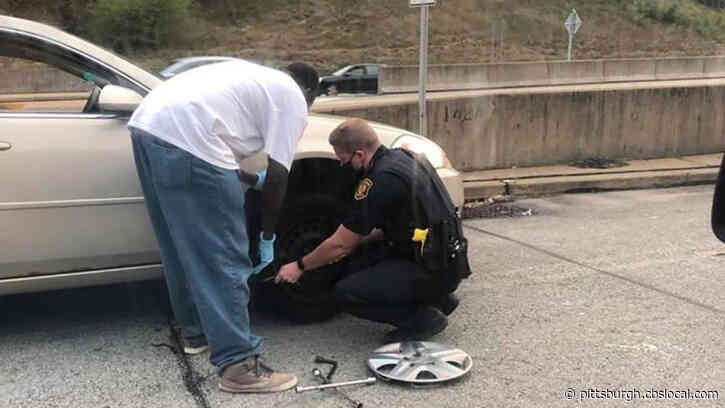 Pittsburgh Police Officer Captured On Camera Doing A Good Deed