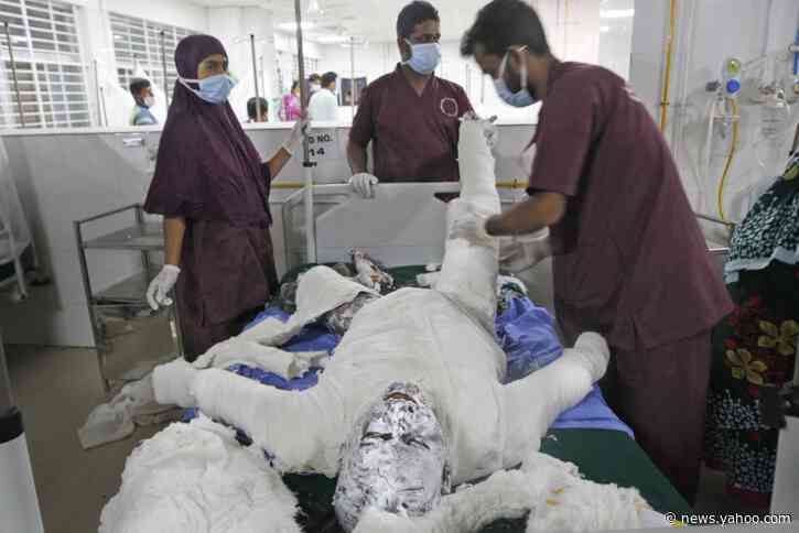 Gas pipeline blast kills 16 praying at Bangladesh mosque