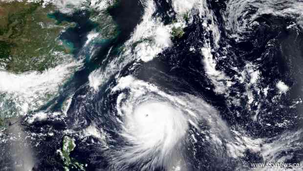 Typhoon Haishen approaching Japan, packing powerful winds