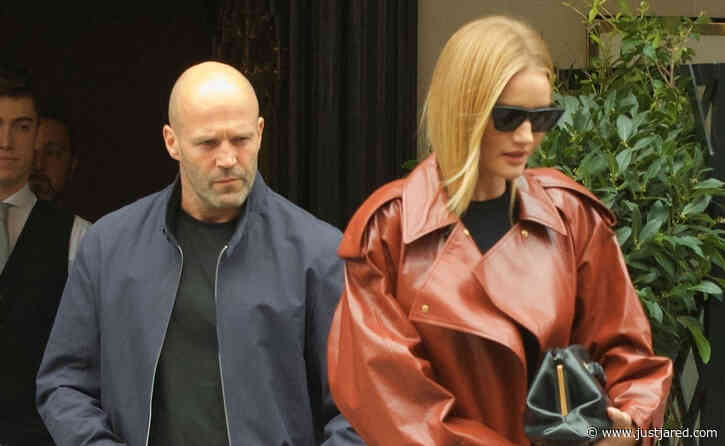Rosie Huntington-Whiteley & Jason Statham Step Out for Lunch in London