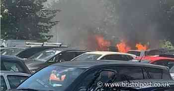 Emergency services called to fire at Bristol beauty spot