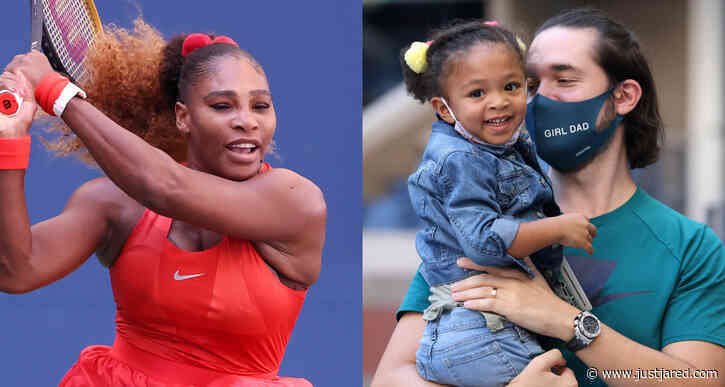 Serena Williams Gets Support from Daughter Olympia & Husband Alexis Ohanian at U.S. Open 2020!