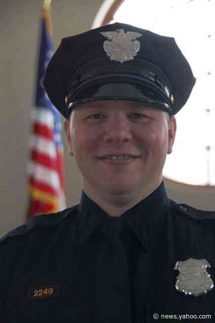 Body of slain detective gets hero's escort to funeral home